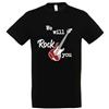 Handmade T-shirt in cotone We will Rock you per neonati, bambini ed adulti (Bambino, Nero, 11/12 anni)