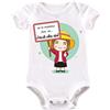 La Ruotante Body neonato in 100% cotone manica corta miglior zia chiedi super speciale progress menomale mondo pazzi regalo festa auguri nascita tutina