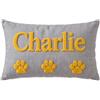 Easycosy Cuscino Personalizzato con Monogramma, Regalo per Amanti Animali | Cuscini Decorativi Personalizzati con Nome, Federa Personalizzata per Camera da Letto o Divano, Idee Regali per Cane Gatto