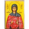 S&K BYZANTINE ICONS SANTA LIDIA DI FILIPPI, LA DONNA DI VIOLA - Icona greco-ortodossa bizantina