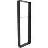 Taormina Design Gambe per consolle in ferro, profilo 80x6 mm - Piede singolo per consolle da ingresso - Con806