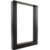 Taormina Design Gamba per penisola in ferro, profilo 80x80 mm - Sostegno su misura per penisola cucina e bancone - UPen8080