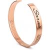 Handmade Guarigione Solid rame bracciale per Ladies inciso per lei migliore amico Festa della Mamma Natale anniversario compleanno