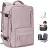 BJLFS Zaino da Viaggio Ryanair 40x30x20 Sottovuoto Bagaglio a mano 40x30x20 Wizzair,Borsa da viaggio Donna impermeabile Borsa da Cabina per Easyjet 45x36x20 Zaino Airbag Sottovuoto con pompa