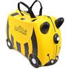 Trunki Valigia Cavalcabile per Bambini - Trolley Bambini Bagaglio a Mano - Valigia Cavalcabile Ape Bernard (Giallo)