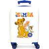 Disney Joumma Simba Colors Valigia da cabina bianca 33 x 50 x 20 cm Rigida ABS Chiusura a combinazione laterale 28,4 L 2 kg 4 ruote doppie bagaglio a mano, bianco, Valigia cabina