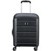 DELSEY trolley cabina rigido 55X40X20 cm Espandibile 4 ruote BINALONG - Nero