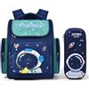 Amythe Zaino Scuola Ragazzi Teen 8 a 15 anni 3 Pezzi Impermeabile Sport, Verde