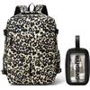 Treer Borse da Cabina Per Ryanair, 40x30x20 Impermeabile (Leopardata) | Zaino per Ryanair Bagaglio a Mano Zaini Borsa, 20L Zaino da Viaggio Cabina Travel Viaggio Casual Daypack per Pc Portatile