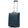 R Roncato Ciak Roncato Trolley Cabina Bagaglio a Mano Serie SMART in Tessuto Jacquard Colore Blu Navy