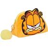 Garfield Trousse per trucchi, per donne, adolescenti, ragazze, gatti, cosmetici, articoli da toeletta da viaggio, astuccio per matite, Arancione, Taglia unica, Borsa per il trucco