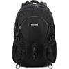 Aoking Kryos Zaino Unisex Nero Poliestere - Chiusura Zip Tasche 29x20x45 cm