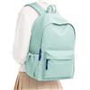 WISEPACK Zaino Scuola Zaino Donna da Viaggio Lmpermeabile B-Verde | Scomparto impermeabile per laptop da 15 pollici, ideale per gli studenti delle scuole medie in viaggio