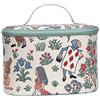 Signare Tapestry Arazzo Porta Trucchi da Viaggio, Borsa Trucco Trousse Make up Borsa Beauty Case Donna con Disegni da Giardino (Alice nel paese delle meraviglie)