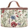 Signare Tapestry Arazzo Porta Trucchi da Viaggio, Borsa Trucco Trousse Make up Borsa Beauty Case Donna con Disegni da Giardino (Mattina Giardino)