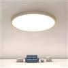 Osairous Plafoniera LED Soffitto, Ø30cm 24W Plafoniere Moderna, IP44 Lampada LED Soffitto, 4500K 2160 LM Luce Neutra Fredda per Soggiorno, Camera da Letto, Cucina, Bagno, Balcone