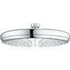 Grohe Vitalio Start Soffione Doccia a un Getto, Raccordo a sfera con angolo di inclinazione orientabile, Installazione veloce, Grigio (Cromo), 26415000