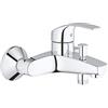 Grohe 33300002 Eurosmart Miscelatore Monocomando Per Vasca/Doccia, Cromo, Esterno