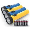 Eveready Torcia LED, Super Luminosa Flashlight, Resistente Acqua | Campeggio Emergenza Luce, Confezione 4 Batterie Incluse, Raggio Regolabile Robusto