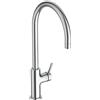 Ideal Standard Ceraline Nuovo Rubinetto da cucina, rincorsa alta - Cromo | Rotazione a 360°, sistema di montaggio rapido EasyFix+