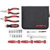 GEDORE red Attrezzi bicicletta kit professionale per officine, 25 pezzi, Chiave a bocca regolabile, Cacciavite con inserti da 1/4, Universale