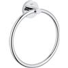 Grohe Porta Salviette ad Anello Essentials New, Argento 40365001