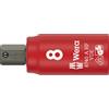 Wera 8740 A VDE HF Zyklop Bussole isolate, attacco da 1/4, con funzione di ritegno per bussole esagonali, 8 x 47 mm