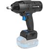 HÖGERT TECHNIK Avvitatore a impulsi 18V, 600 Nm, 900 Nm spunto, brushless, attacco 1/2, LED, senza batteria, ingranaggi in metallo