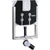 GROHE Modulo per Vaso Sospeso con Cassetta da 80 mm, Grigio/Nero 38729000