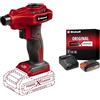 Einhell Pompa ad aria a batteria CE-AP 18 Li-Solo Power X-Change + Einhell Pxc Starter Kit 18 V, Batteria 2,5 Ah E Caricabatteria Power X-Change, Nero Rosso, 10 x 15 x 11.3 Cm