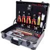 KS Tools 911.0628 1/4 + 1/2" Cassetta portautensili per elettricista, 128 pz