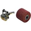 Fartools REX 120 B - Levigatrice, ideale per il restauro di prodotti da esterno, 1300 W, colore nero + Fartools 110873 - Spazzola in fibra sintetica per levigatrice REX120, diametro 120 mm