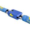 Viro - Supermorso, Catena Bici, Catena Semiquadra di 90 cm, sezione 7 mm | Scooter e Moto, con Lucchetto, Asta Anti-strappo e Antitaglio