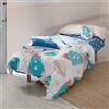 AlexandreHouse Space rocket Juego nórdico 2 piezas 180x220 cm (Cama 105)