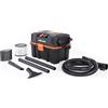 Evolution Power Tools Evolution R15VAC Aspiratore polvere a secco e a umido con presa di potenza - Potente motore da 1.000 - Flusso d'aria a doppia funzione, aspiratrucioli legno, aspirapolvere professionale