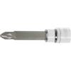 KS Tools 918.1689 CHROMEplus Bussola per Viti a Croce PZ, Lunga, PZ2, 1/2