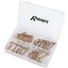 RIBIMEX PRGOU025CLIPT Set Spinotti a Scatto per Tubi, 25 Pezzi