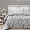 Caleffi Trapunta In Raso Jacquard Floret Matrimoniale Dreaming Barocco Grigio Caleffi