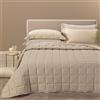 Caleffi Trapunta Leggerissima MATRIMONIALE Gemma NATURALE Raso Jacquard Caleffi
