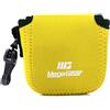 MegaGear Neoprene Camera Case Protective Travel Pouch Compatible with GoPro Hero 9, Hero 8, DJI Osmo Action, Sony RX0 II, RX0 - Giallo