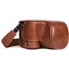 MegaGear Custodia in Vera Pelle compatibilie con Sony Alpha A6500 (up to 16-70mm Lens)