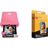 KODAK Step Stampante Fotografica Istantanea con Bluetooth/NFC, Tecnologia ZINK e App & Carta fotografica Zink Premium 2x3 pollici (100 fogli) compatibile con fotocamere e stampanti