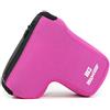 MegaGear Custodia in Neoprene compatibilie con Sony Alpha A6400, A6500 (up to 16-70mm lens) - Rosa