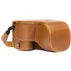 MegaGear Custodia in pelle per fotocamera compatibile con Sony Alpha A6500 (16-70, 18-135 mm)