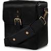 MegaGear MG1521 Messenger Bag in pelle per fotocamere Mirrorless, Instant e DSLR - Nero
