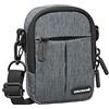 CULLMANN 90225 MALAGA Compact 300 Borsa fotografica fotocamere compatte | interne 70x110x40mm idrorepellente grazie al rivestimento 450D Rip-Stop Polyester PU