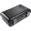 PELI M60 Micro Case - Protezione compatta per attrezzature di valore e utensili compatti; Resistente all'acqua, alla polvere e agli urti; Volume 2 litri; Colore: NERO