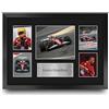 HWC Trading Lewis Hamilton Ferrari Regali Stampati Autografo Firmato Immagine Per F1 Formula 1 Corse Tifosi - A3 Incorniciato