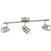 Philips Meranti Lampada con 3 Faretti, senza Lampadina, Nickel