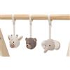 Jollein- Giocattolo a Trapezio per Bambini, Multicolore, Animals, 108-001-67083